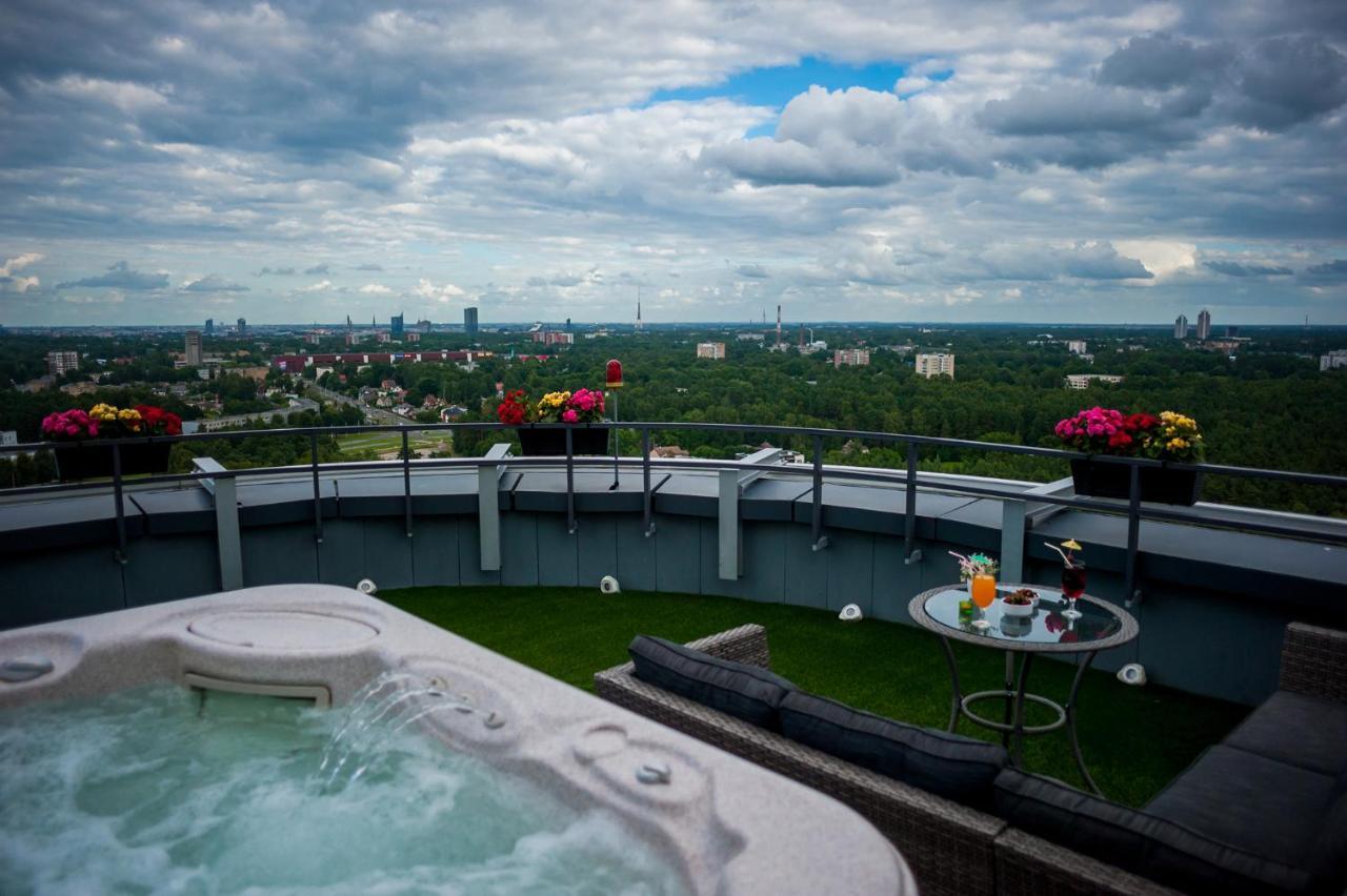 Skyhouse Riga Amazing Penthouse And Spa Εξωτερικό φωτογραφία