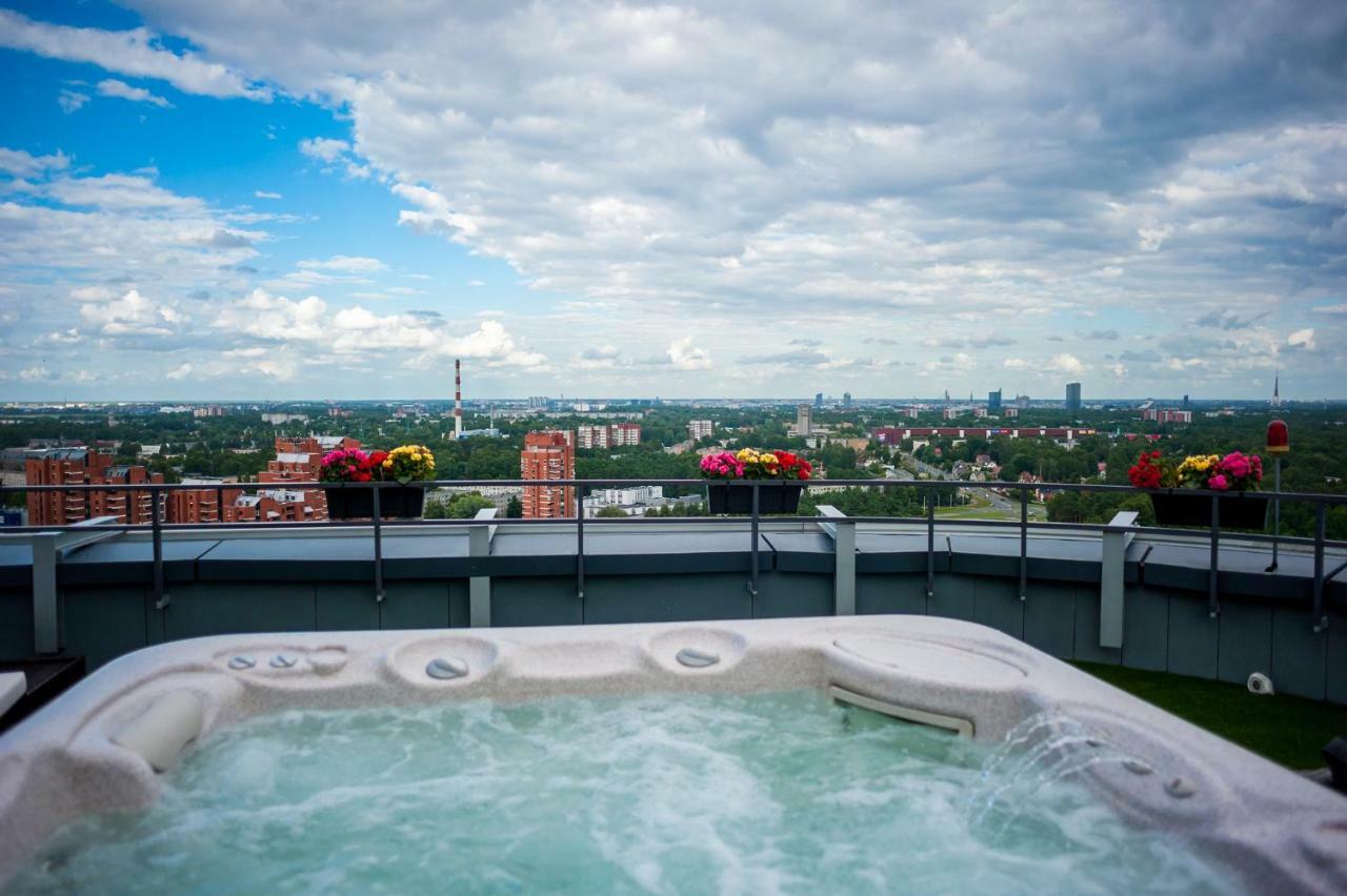 Skyhouse Riga Amazing Penthouse And Spa Εξωτερικό φωτογραφία